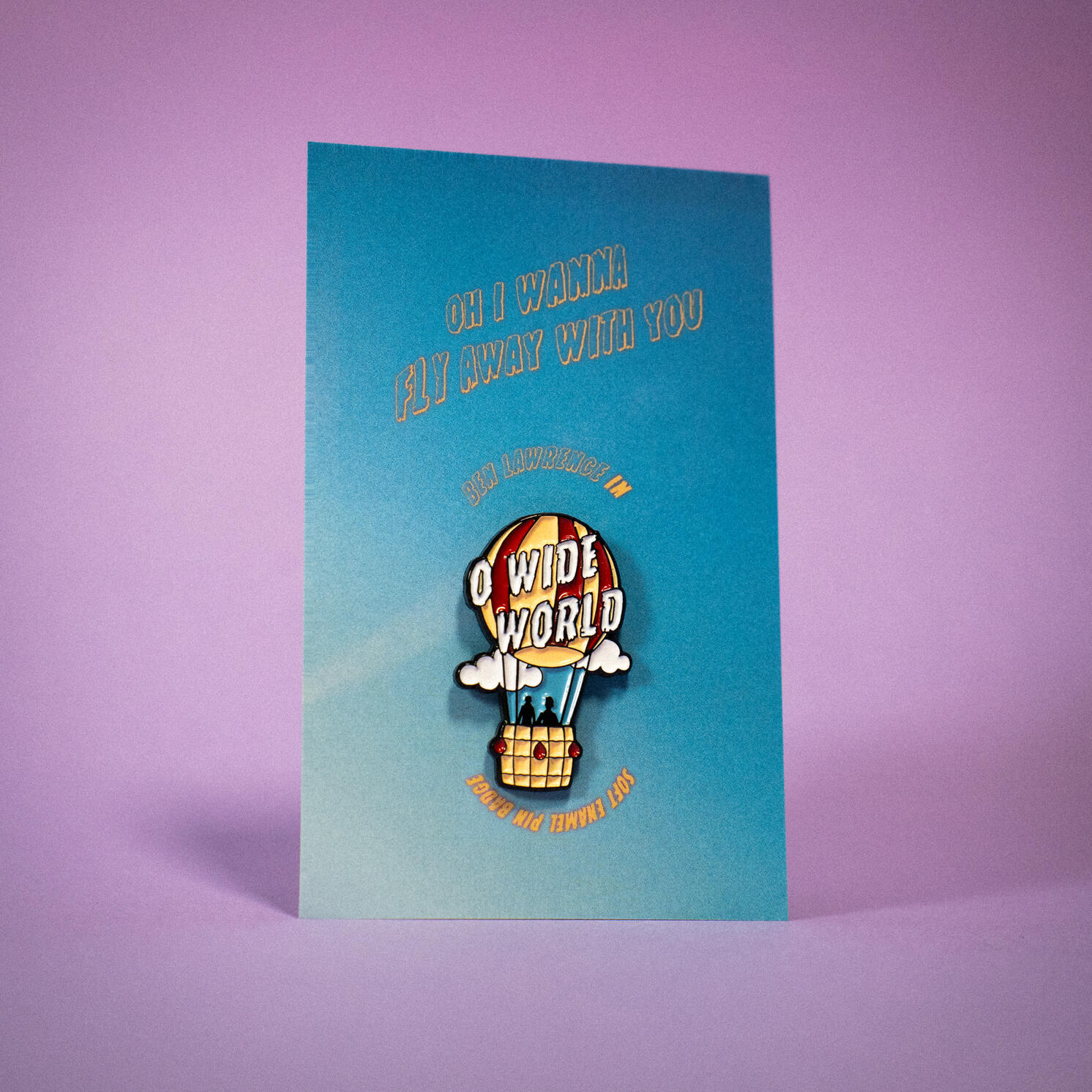 Hot Air Balloon Pin Badge